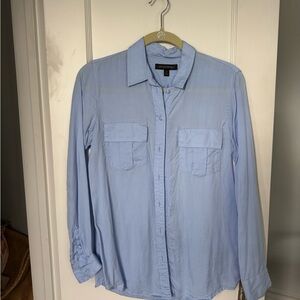 Banana Republic Blue Casual Button Down Shirt